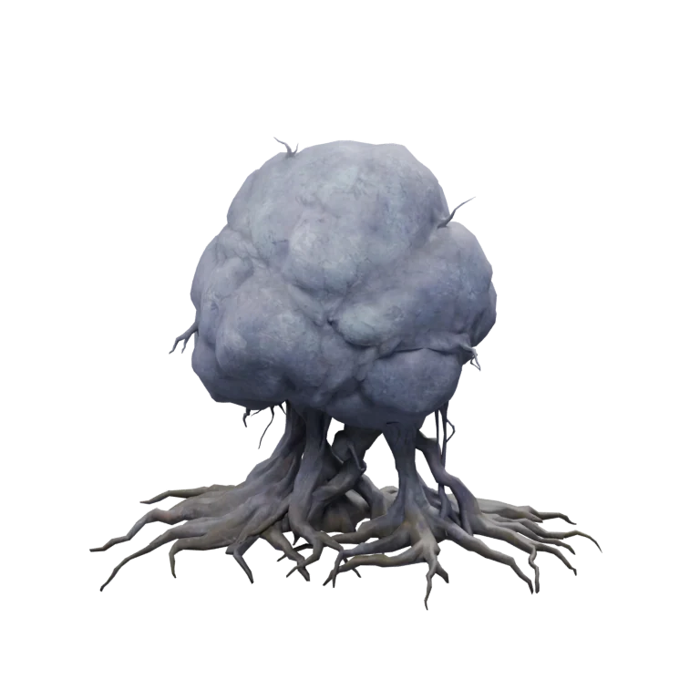 Contaminated Spores source model in its idle pose