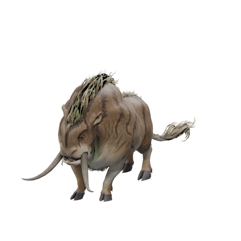 Aberrant Tog source model in its idle pose