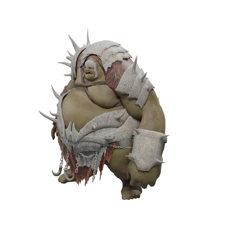 Mutated Bargott source model in its idle pose