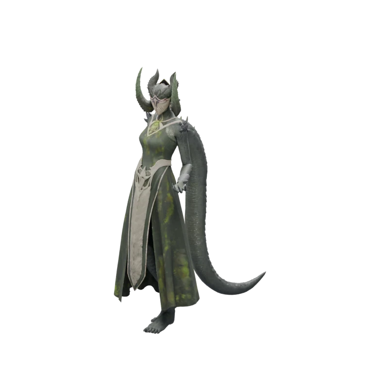 Dratona Handler source model in its idle pose