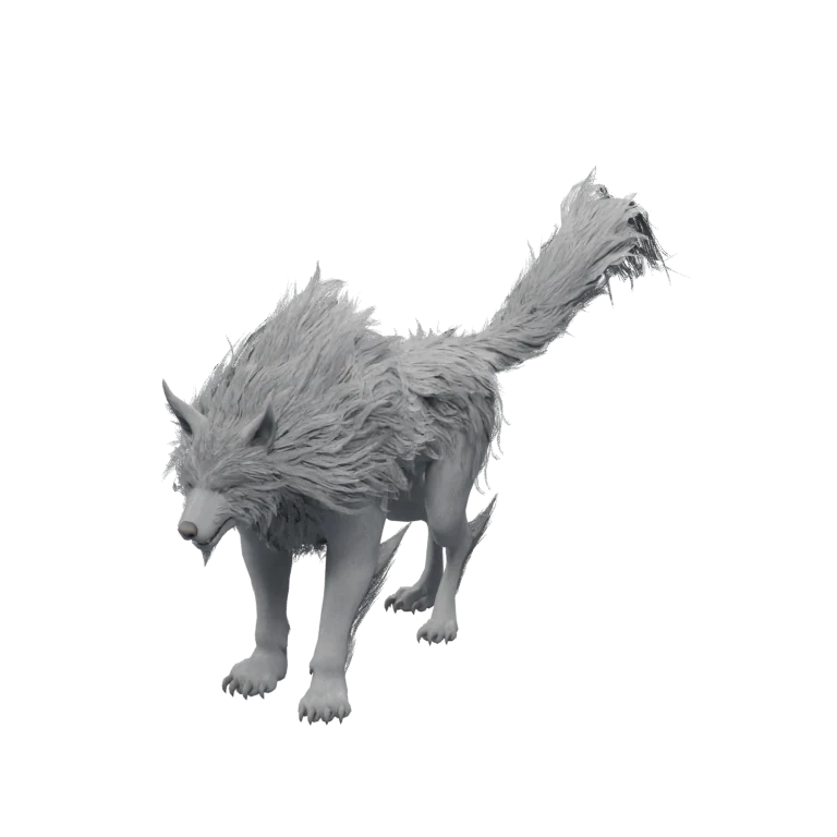 Baby Snowfield Zaif source model in its idle pose