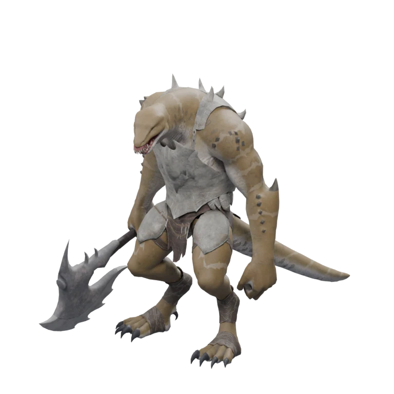 Draconute Smith source model in its idle pose
