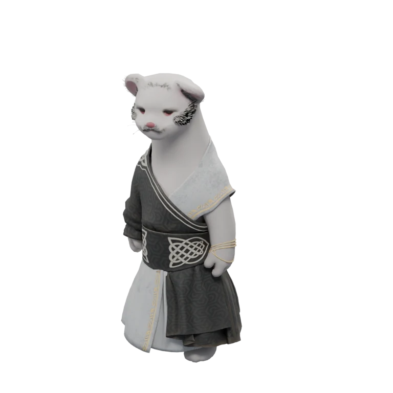 Guest source model in its idle pose