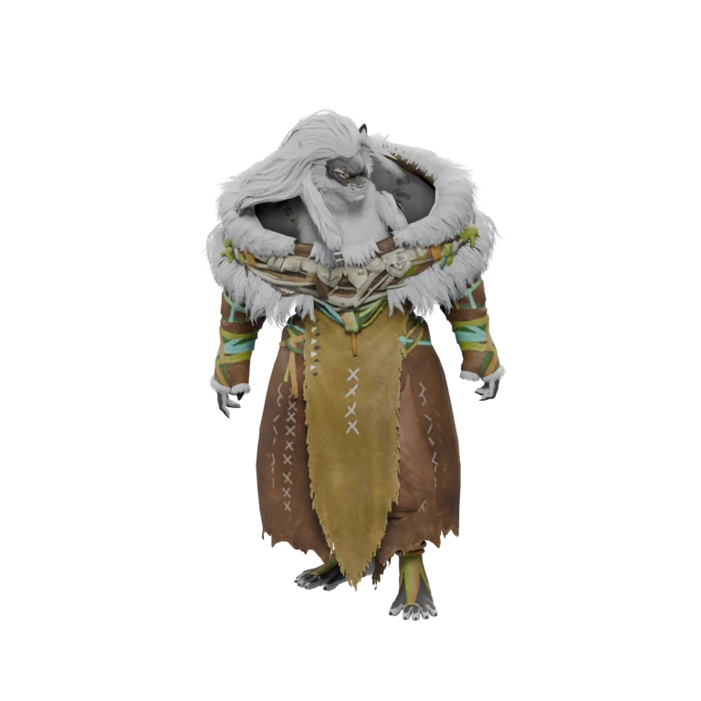 Umbaba source model in its idle pose