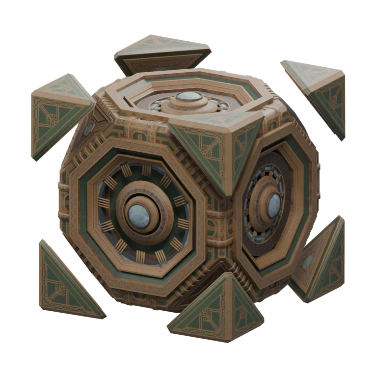 Barrier Tower Scouter Arca source model in its idle pose