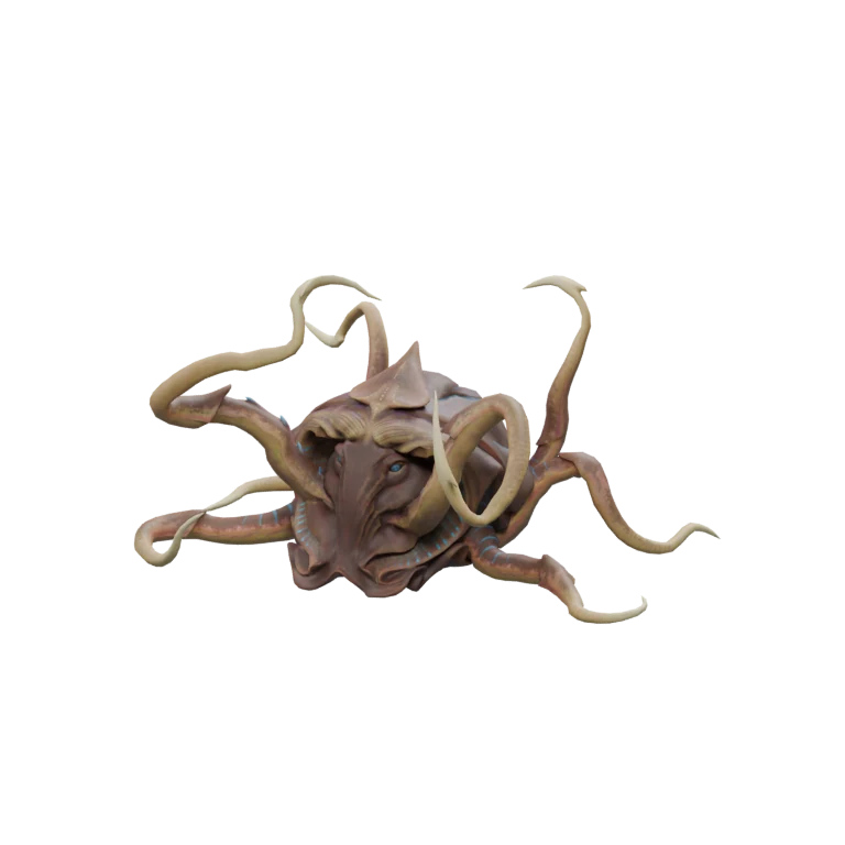 Congealed Drana source model in its idle pose