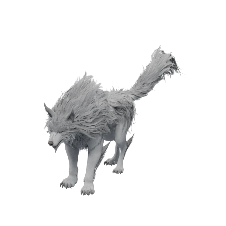 Snowfield Zaif source model in its idle pose
