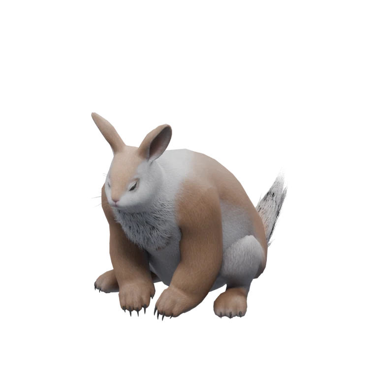 Valley Lagur source model in its idle pose