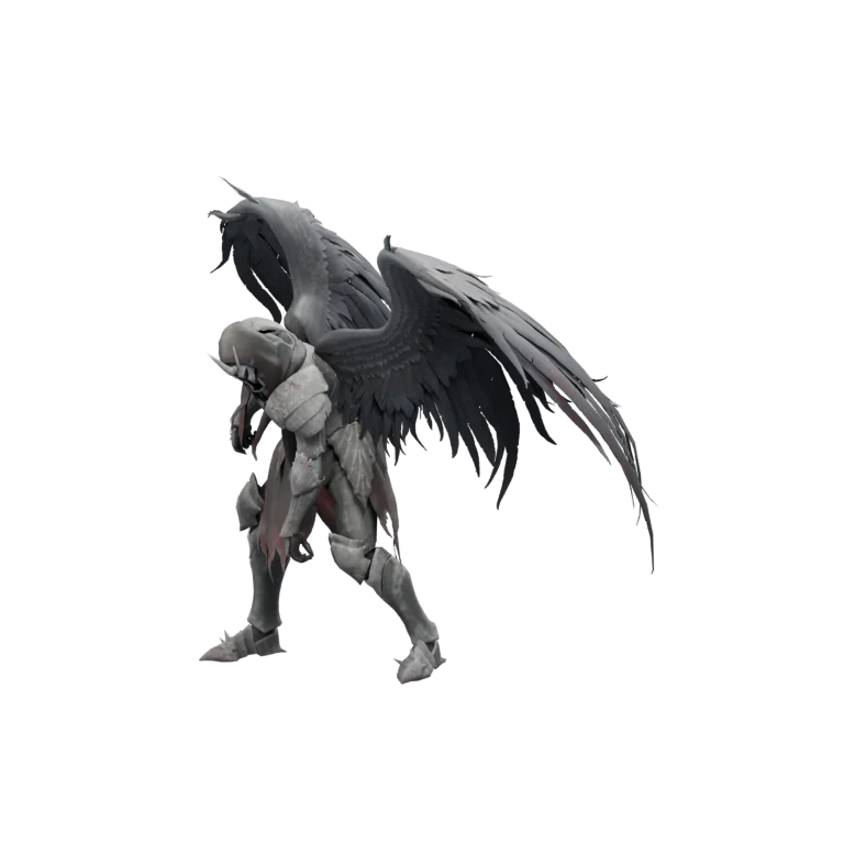 Renegade Daeva source model in its idle pose