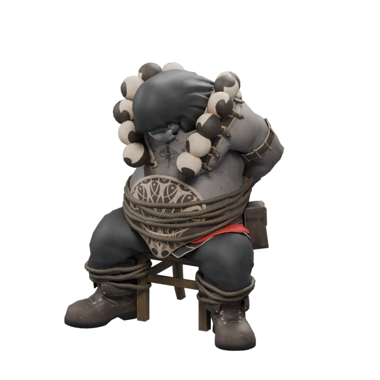 Blades Captive source model in its idle pose