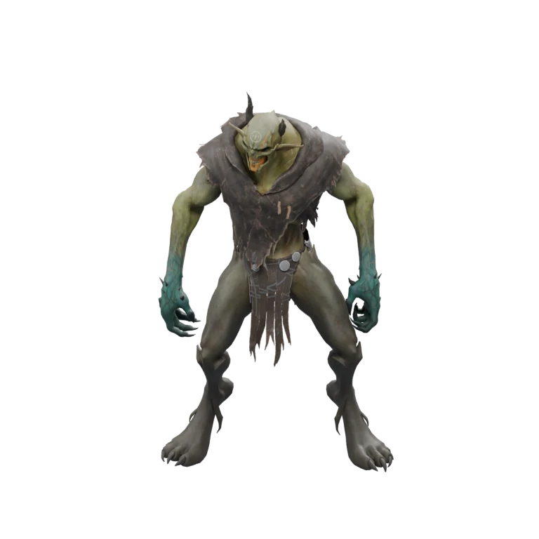 Pretor Test Subject source model in its idle pose