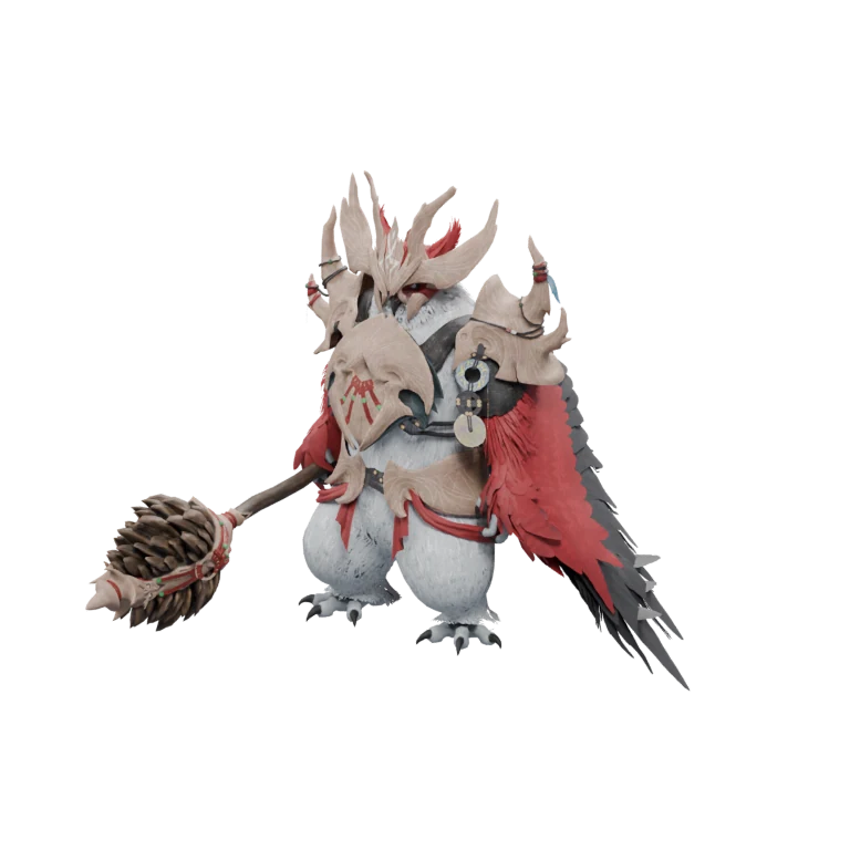 Despair Raptor Warrior source model in its idle pose