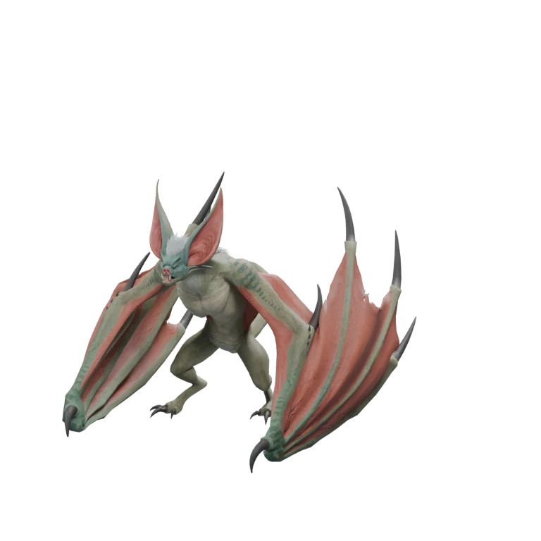 Vivel source model in its idle pose