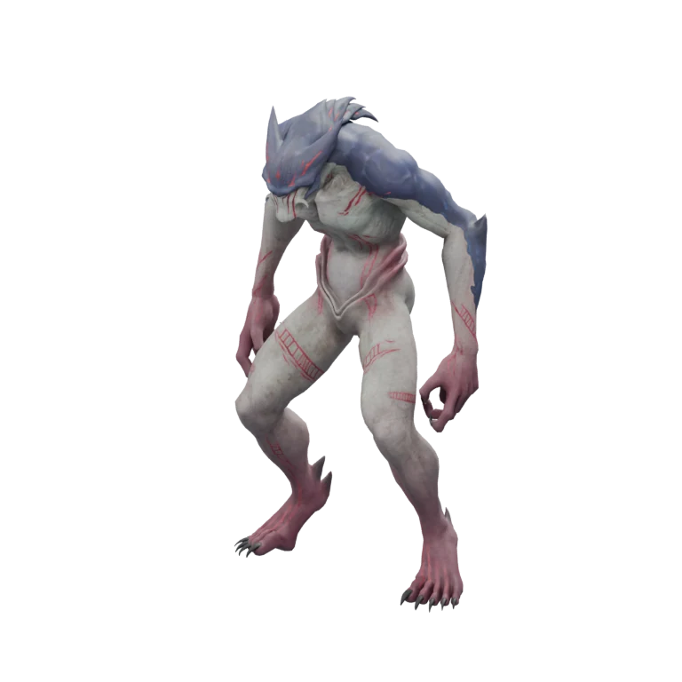 Faded Mutant source model in its idle pose