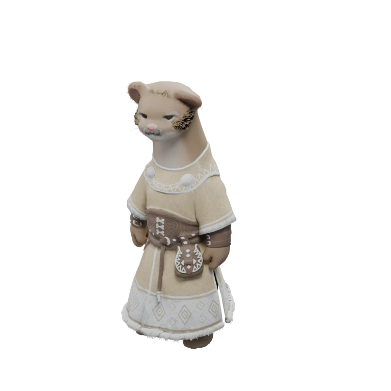Rai source model in its idle pose