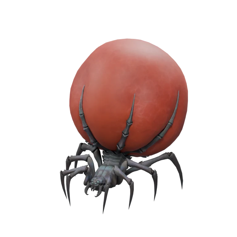 Trained Exploding Insectoid source model in its idle pose