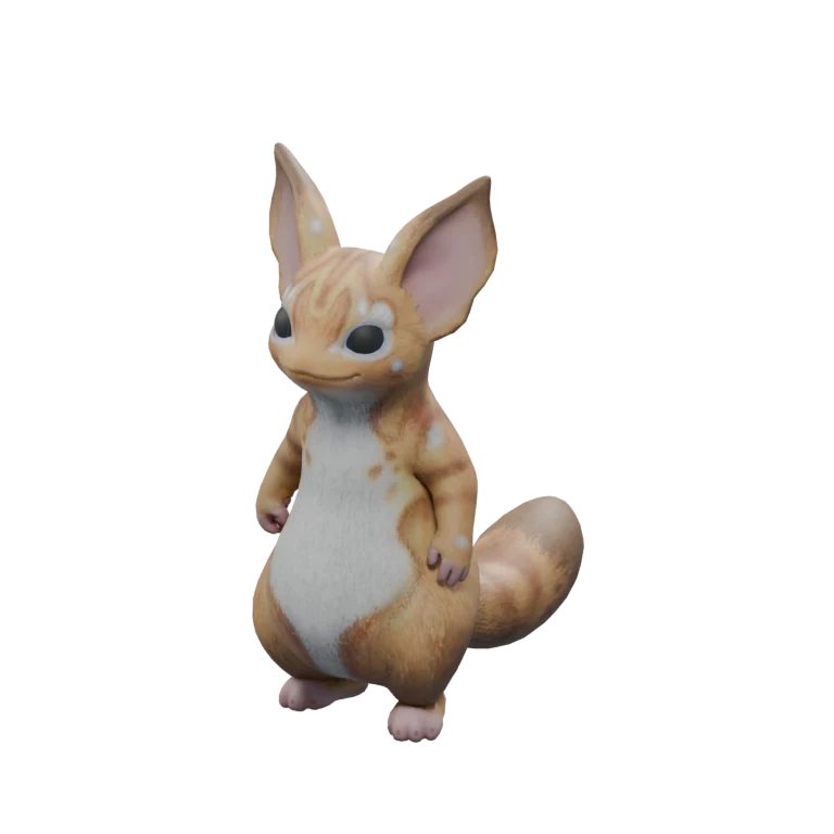 Plains Frugon source model in its idle pose