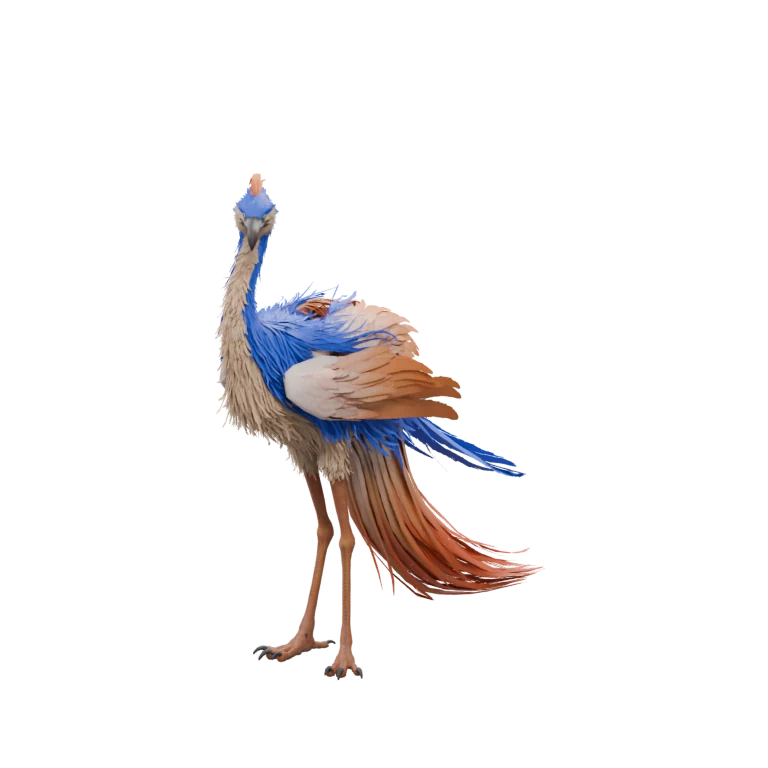 Pointbeak Airon source model in its idle pose