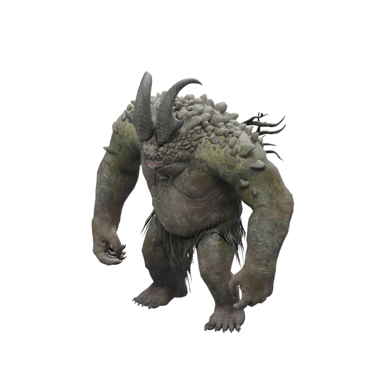 Swamp Monster source model in its idle pose