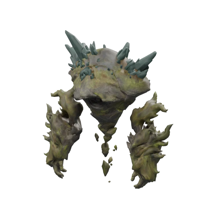 Eroded Kalgolem source model in its idle pose