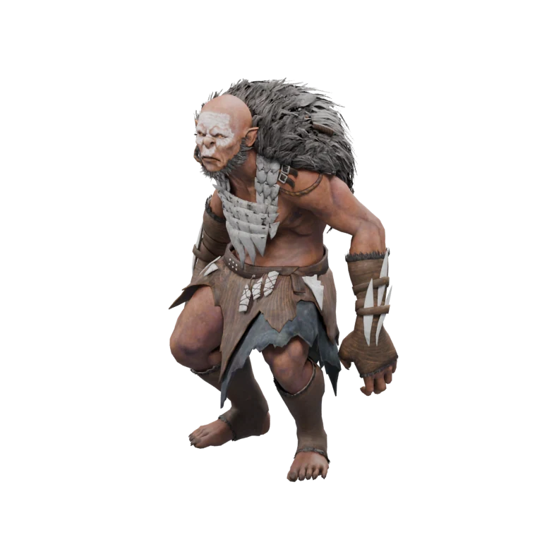 Kobold Manager source model in its idle pose