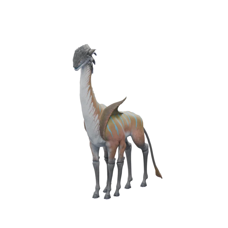 Young Kailin source model in its idle pose