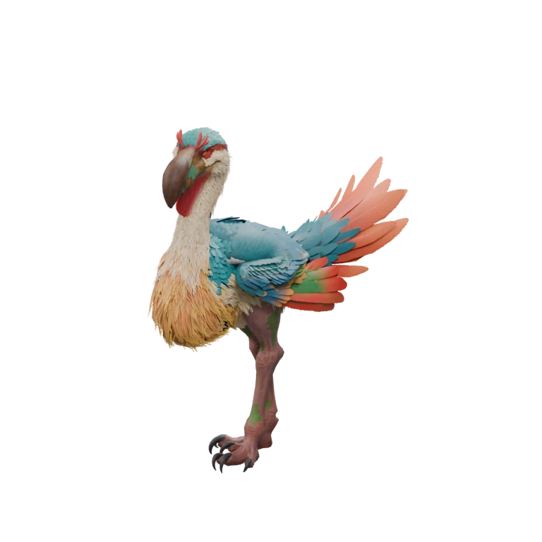 Stonebeak Crestlich source model in its idle pose