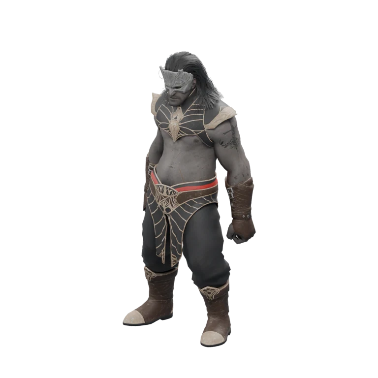 Blades Bodyguard Warrior source model in its idle pose