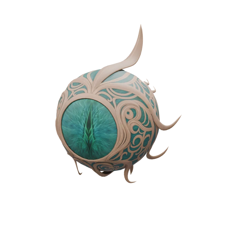 Oculazen source model in its idle pose