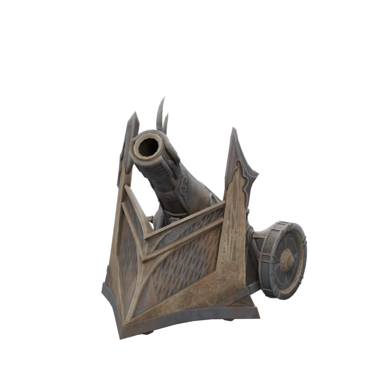 Forge Security Turret source model in its idle pose