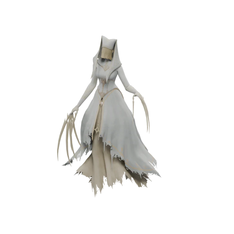 Heartbound Acolyte Priest source model in its idle pose