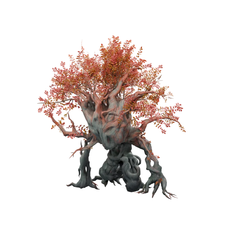 Dry Leaf Agrint source model in its idle pose