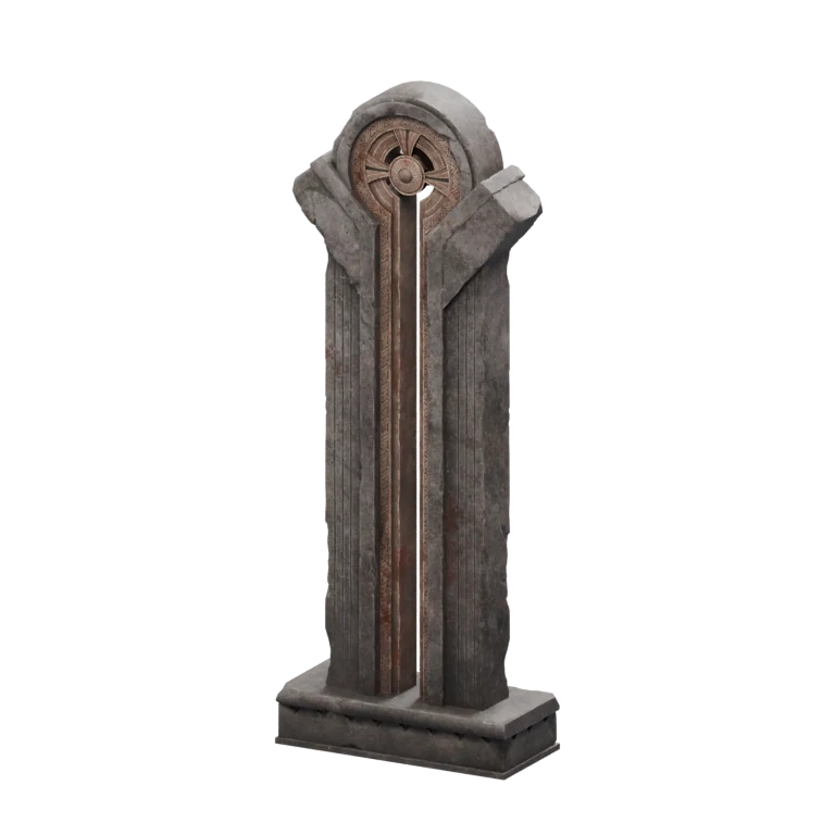 Stronghold Siege Totem source model in its idle pose