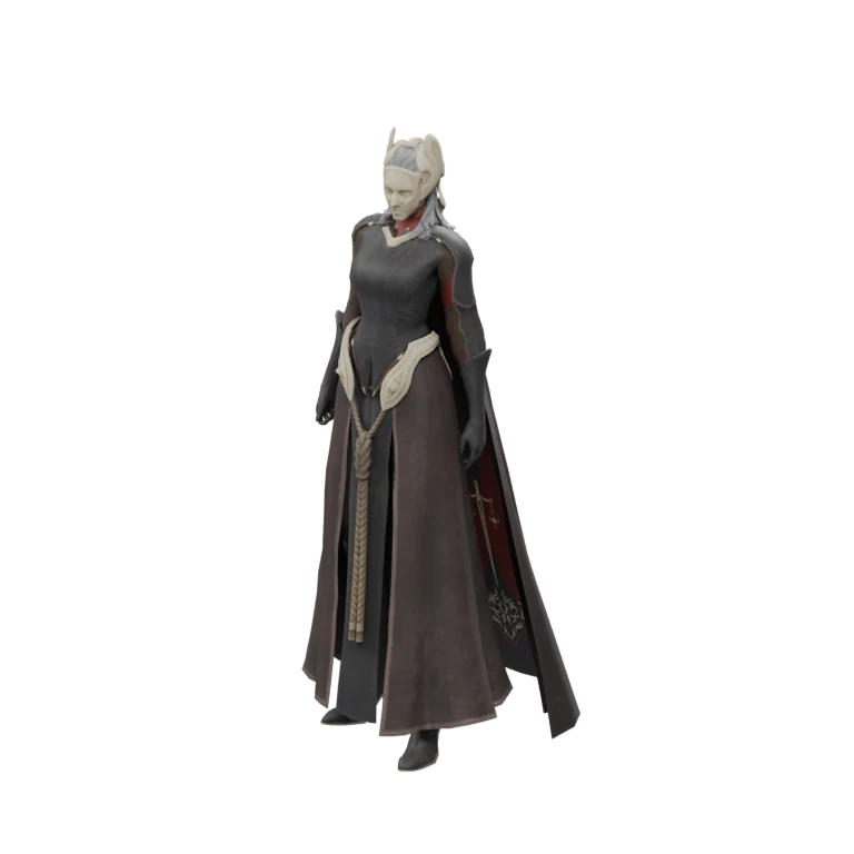 Superior Daeva Renegade Follower source model in its idle pose
