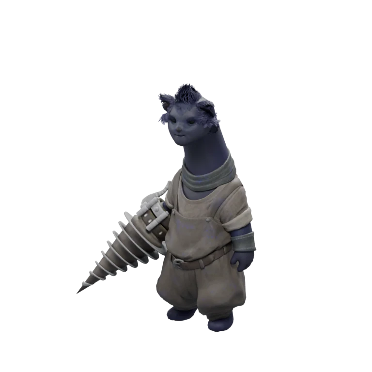 Addicted Shulak Miner source model in its idle pose
