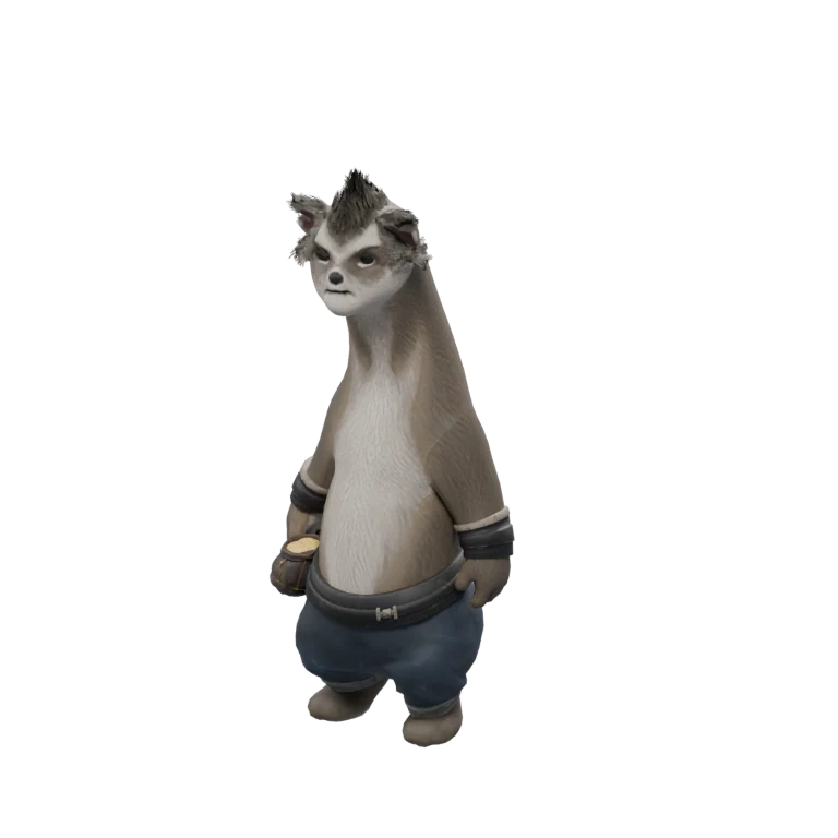 Shulak Tinkerer source model in its idle pose