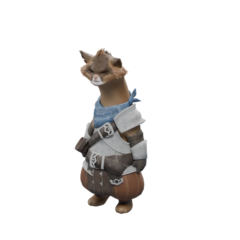 Seikhi source model in its idle pose
