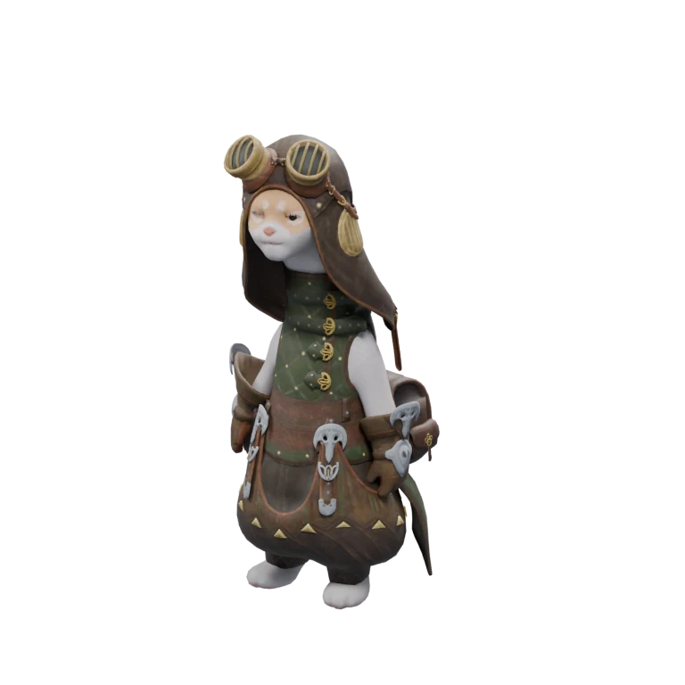 Steel Hammer Trader source model in its idle pose