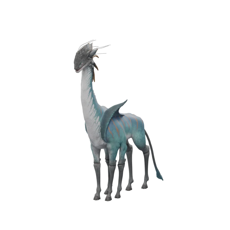 Icecap Kailin source model in its idle pose