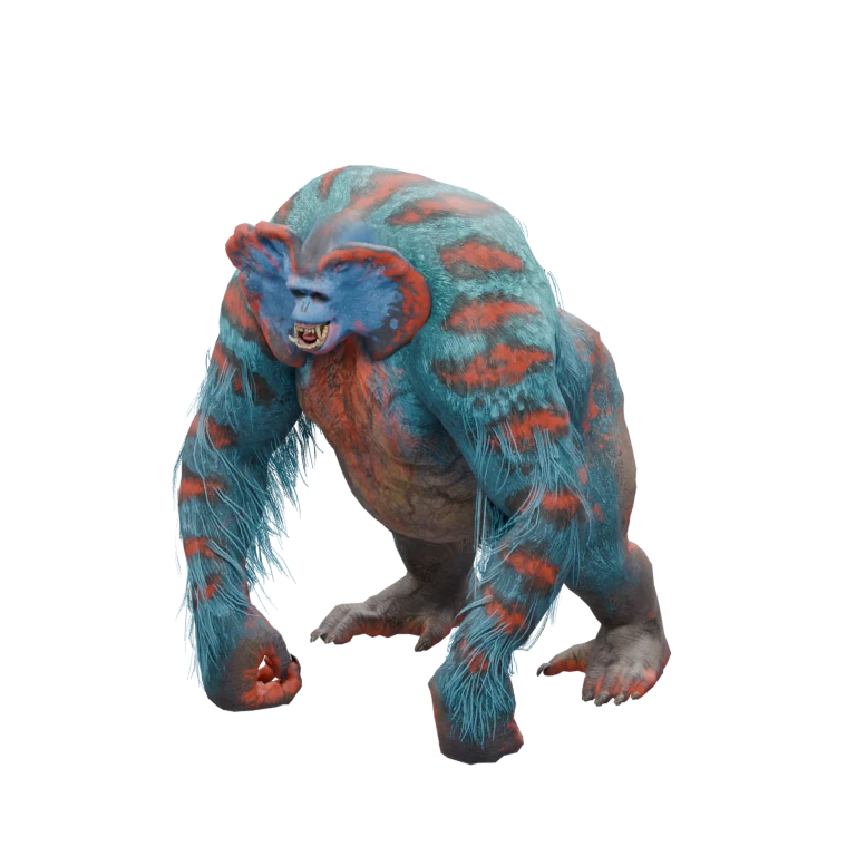 Wandering Manduri Fighter source model in its idle pose