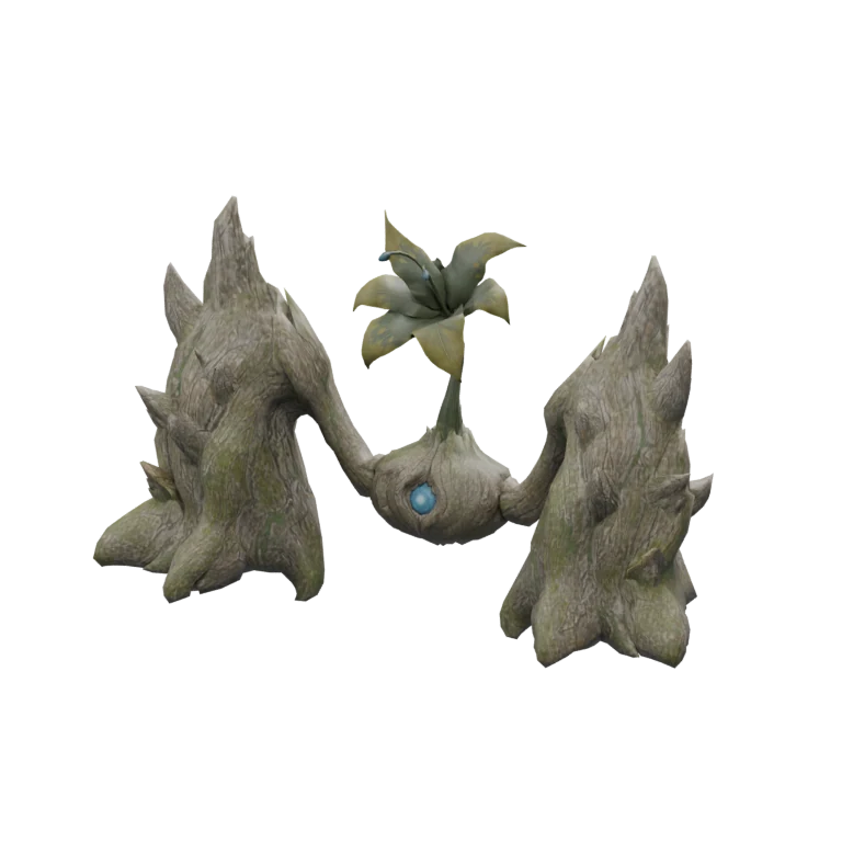Cultivated Gravarax source model in its idle pose
