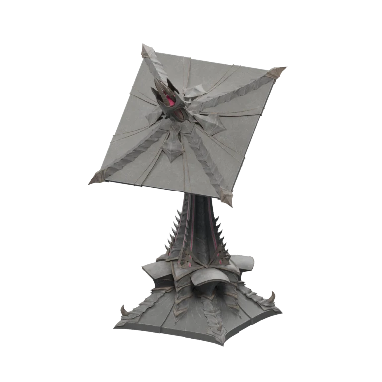 Balaur Communication Tower source model in its idle pose