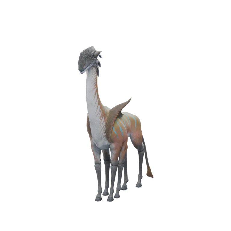 Young Kailin source model in its idle pose