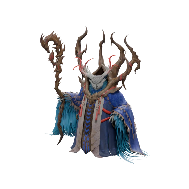 Dragon Shaman Maullard source model in its idle pose