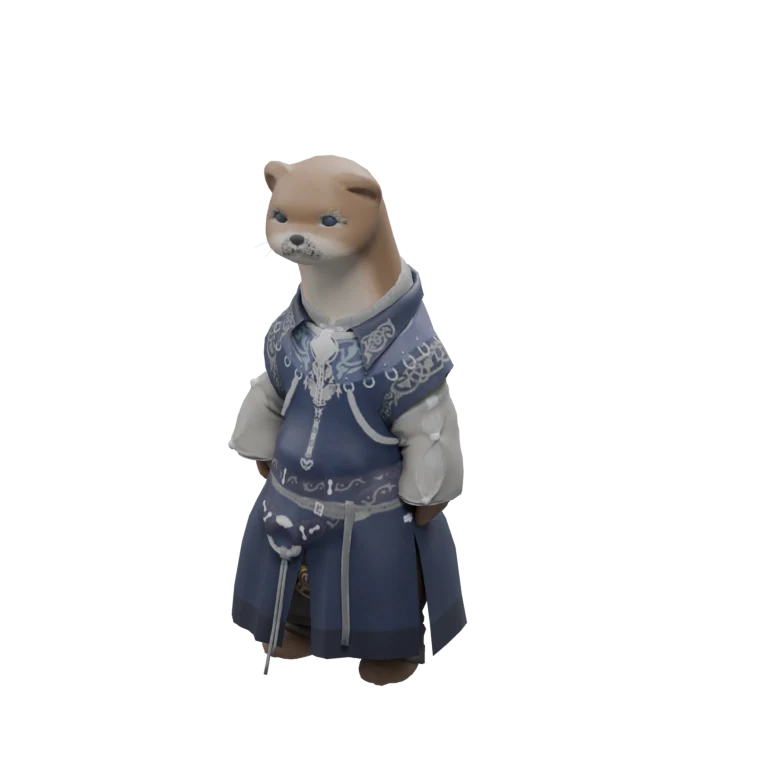Kuri source model in its idle pose