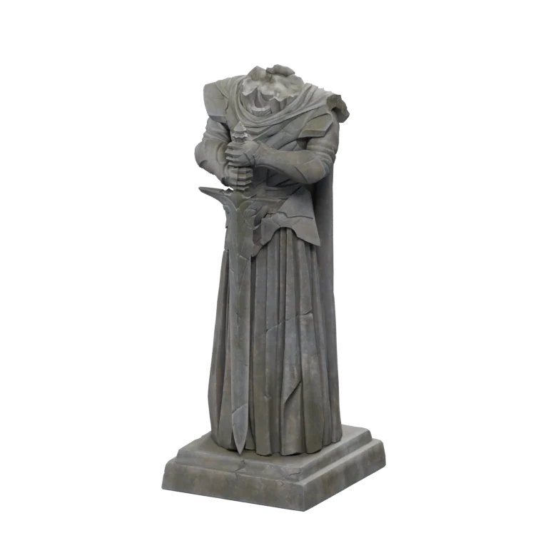 Spellbound Statue source model in its idle pose