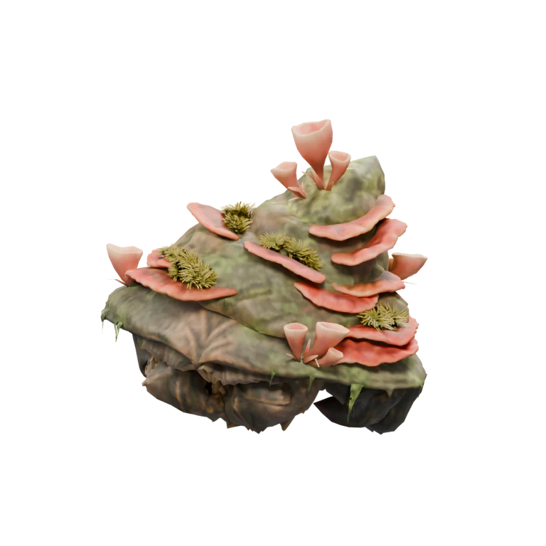 Abyssal Moss Crab source model in its idle pose