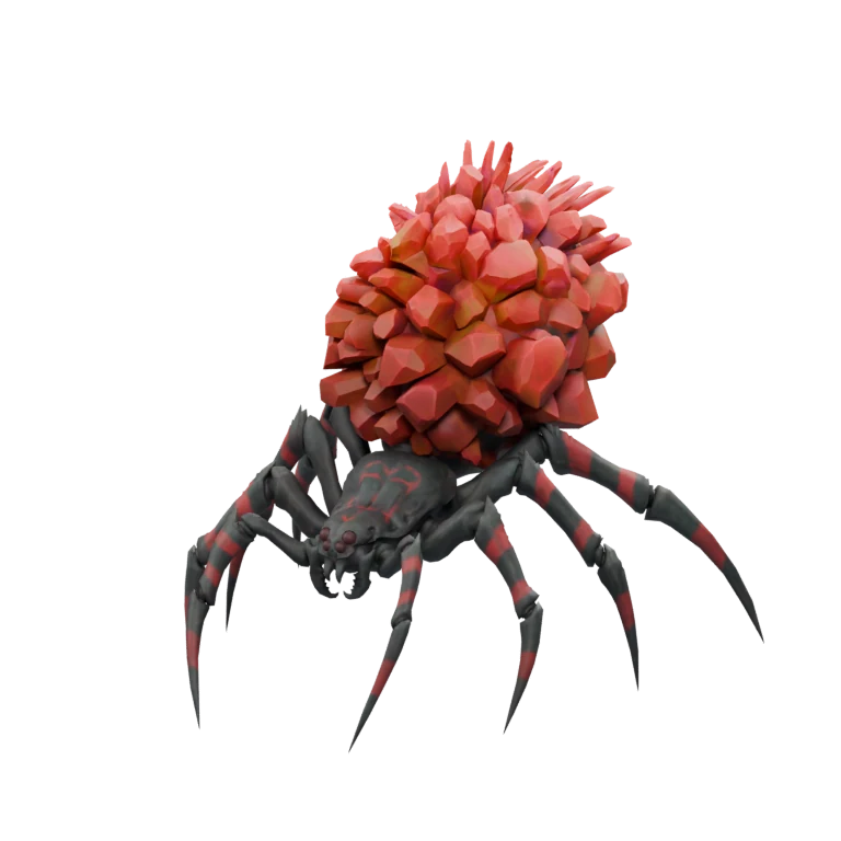 Unstable Spider source model in its idle pose