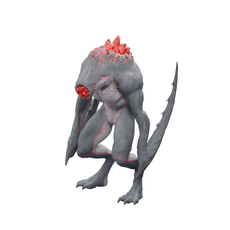 Krao Mutant source model in its idle pose