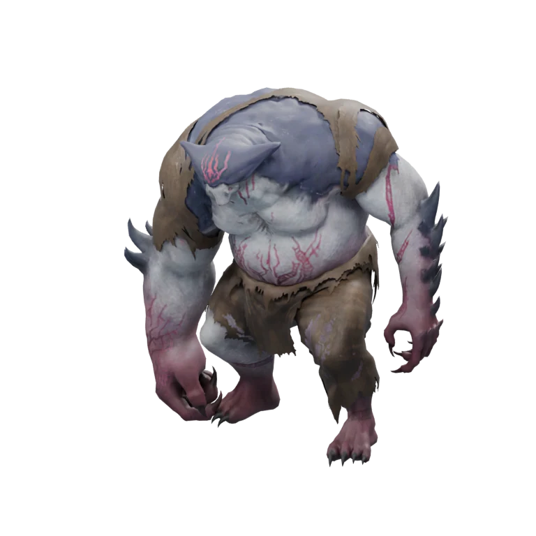 Faded Mighty Mutant source model in its idle pose